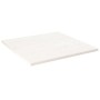Tablero de mesa cuadrado madera maciza pino blanco 90x90x2,5 cm