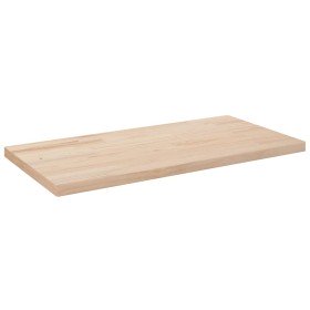 Tablero de mesa rectangular madera maciza pino 80x40x2,5 cm