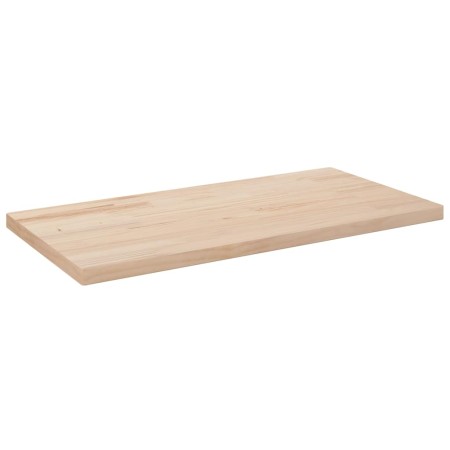 Tablero de mesa rectangular madera maciza pino 80x40x2,5 cm
