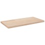 Tablero de mesa rectangular madera maciza pino 80x40x2,5 cm
