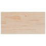 Tablero de mesa rectangular madera maciza pino 80x40x2,5 cm