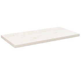 Tablero de mesa rectangular madera de pino blanco 80x40x2,5 cm Tablero de mesa rectangular madera de pino blanco 80x40x2,5 cm