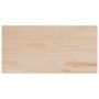 Tablero de mesa rectangular madera maciza de pino 100x60x2,5 cm