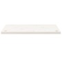 Tablero de escritorio madera maciza de pino blanco 80x40x2,5 cm