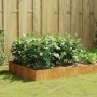 Jardinera acero corten 100x100x33,5 cm en Maceteros y jardineras | Comprar online en Foro24
