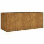 Jardinera acero corten 200x80x80 cm en Maceteros y jardineras | Comprar online en Foro24