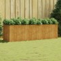 Jardinera acero corten 280x80x80 cm en Maceteros y jardineras | Comprar online en Foro24