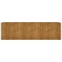 Jardinera acero corten 280x80x80 cm en Maceteros y jardineras | Comprar online en Foro24