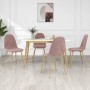 Esszimmerstühle 4 Einheiten rosa Samt von vidaXL, Essstühle - Ref: Foro24-325683, Preis: 193,13 €, Rabatt: %