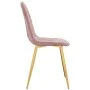 Sillas de comedor 4 unidades terciopelo rosa de vidaXL, Sillas de comedor - Ref: Foro24-325683, Precio: 190,37 €, Descuento: %