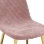 Esszimmerstühle 4 Einheiten rosa Samt von vidaXL, Essstühle - Ref: Foro24-325683, Preis: 193,13 €, Rabatt: %