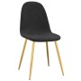 Sillas de comedor 4 unidades terciopelo negro de vidaXL, Sillas de comedor - Ref: Foro24-325685, Precio: 212,85 €, Descuento: %