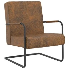 Freischwinger aus braunem Stoff von vidaXL, Sessel - Ref: Foro24-325734, Preis: 94,95 €, Rabatt: %