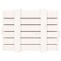 Caja de almacenaje madera maciza de pino blanca 58x40,5x42 cm