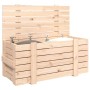 Caja de almacenaje madera maciza de pino 91x40,5x42 cm