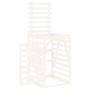 Cobertizo para cubos de basura madera pino blanco 84x90x128,5cm