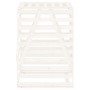Cobertizo para cubos de basura madera pino blanco 84x90x128,5cm