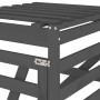 Extensión para cobertizo de cubos de basura madera de pino gris