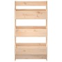 Jardinera de pared 3 niveles madera maciza pino 60x18,5x110 cm en Maceteros y jardineras | Comprar online en Foro24