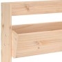 Jardinera de pared 3 niveles madera maciza pino 60x18,5x110 cm en Maceteros y jardineras | Comprar online en Foro24