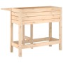 Jardinera con tapa plegable madera maciza de pino en Maceteros y jardineras | Comprar online en Foro24