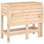 Jardinera con tapa plegable madera maciza de pino en Maceteros y jardineras | Comprar online en Foro24