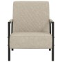 Sillón de cuero sintético gris claro de vidaXL, Sillones - Ref: Foro24-325755, Precio: 174,57 €, Descuento: %