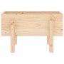 Jardinera madera maciza de pino 62x30x38 cm en Maceteros y jardineras | Comprar online en Foro24