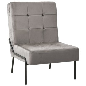 Light gray velvet relaxation chair 65x79x87 cm by vidaXL, Chairs - Ref: Foro24-325770, Price: 96,45 €, Discount: %
