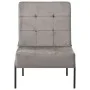 Silla de relajación de terciopelo gris claro 65x79x87 cm de vidaXL, Sillas - Ref: Foro24-325770, Precio: 95,70 €, Descuento: %