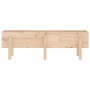 Arriate elevado de jardín madera maciza de pino 121x30x38 cm