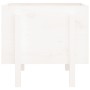 Jardinera de madera maciza de pino blanco 62x50x57 cm
