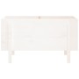 Arriate elevado de jardín madera maciza pino blanco 101x50x57cm en Maceteros y jardineras | Comprar online en Foro24
