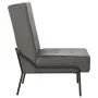 Silla de relajación de terciopelo gris oscuro 65x79x87 cm de vidaXL, Sillas - Ref: Foro24-325771, Precio: 97,49 €, Descuento: %
