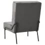 Silla de relajación de terciopelo gris oscuro 65x79x87 cm de vidaXL, Sillas - Ref: Foro24-325771, Precio: 97,49 €, Descuento: %
