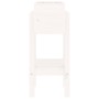 Jardinera madera maciza de pino blanco 62x30x69 cm