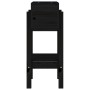 Jardinera madera maciza de pino negro 62x30x69 cm en Maceteros y jardineras | Comprar online en Foro24