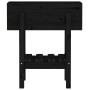 Jardinera madera maciza de pino negro 62x30x69 cm en Maceteros y jardineras | Comprar online en Foro24