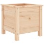 Jardinera madera maciza de pino 40x40x39 cm en Maceteros y jardineras | Comprar online en Foro24
