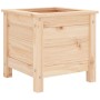 Jardinera madera maciza de pino 40x40x39 cm en Maceteros y jardineras | Comprar online en Foro24