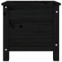 Jardinera madera maciza de pino negro 40x40x39 cm en Maceteros y jardineras | Comprar online en Foro24