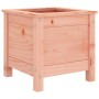 Jardinera madera maciza de abeto Douglas 40x40x39 cm