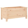 Jardinera madera maciza de pino 82,5x40x39 cm en Maceteros y jardineras | Comprar online en Foro24