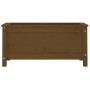 Jardinera madera maciza de pino marrón miel 82,5x40x39 cm