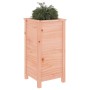 Jardinera madera maciza de abeto Douglas 40x40x78 cm en Maceteros y jardineras | Comprar online en Foro24