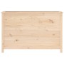 Arriate elevado de jardín madera maciza de pino 119,5x40x78 cm