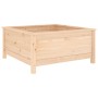 Jardinera madera maciza de pino 82,5x82,5x39 cm