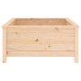 Jardinera madera maciza de pino 82,5x82,5x39 cm