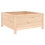 Jardinera madera maciza de pino 82,5x82,5x39 cm
