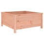 Jardinera madera maciza de abeto Douglas 82,5x82,5x39 cm